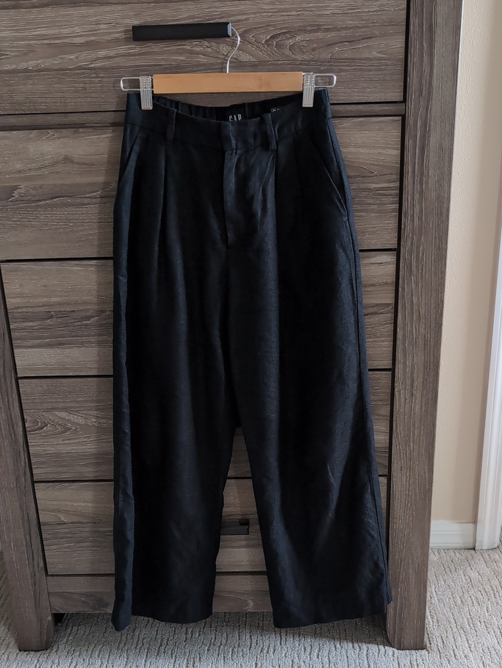 Pleated Wide-Leg Trousers